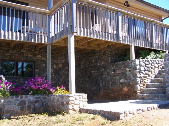 South side of house